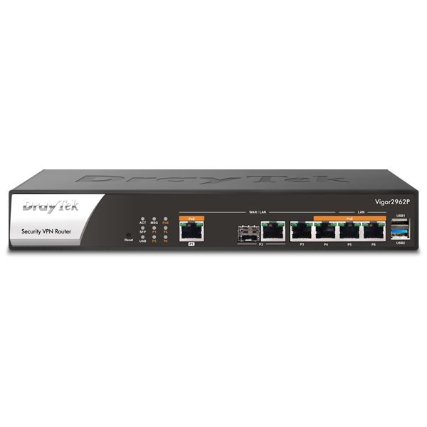 Routeur Ethernet double WAN DrayTek Vigor 2962P 