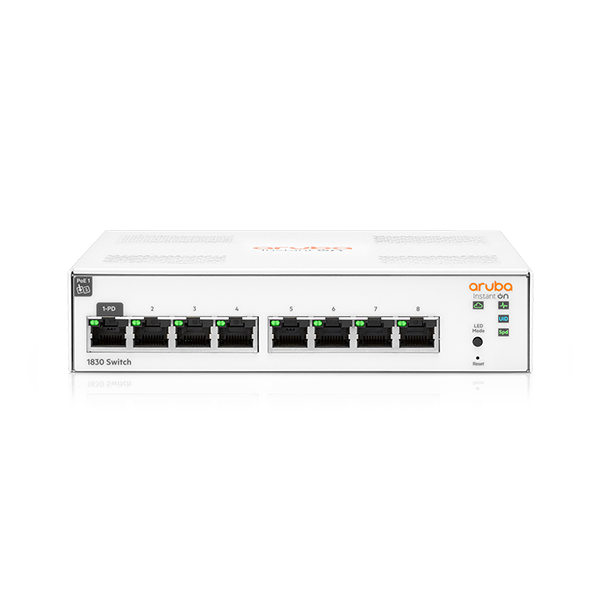 hewlett packard enterprise aruba instant on 1830 8g managed l2 gigabit ethernet (10/100/1000)