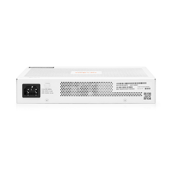 hewlett packard enterprise aruba instant on 1830 8g 4p class4 poe 65w managed l2 gigabit ethernet (10/100/1000) power over ethernet (poe) 1u