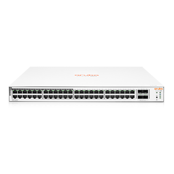 hewlett packard enterprise aruba instant on 1830 48g 24p class4 poe 4sfp 370w managed l2 gigabit ethernet (10/100/1000) power over ethernet (poe) 1u