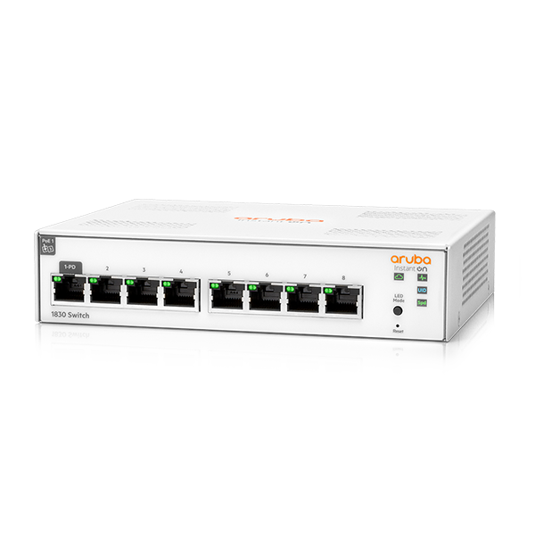 hewlett packard enterprise aruba instant on 1830 8g managed l2 gigabit ethernet (10/100/1000)